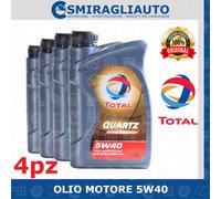 Olio Motore Total Quartz 9000 Energy 5w40 Acea A3/b4 Benzina E Diesel 4 Litri