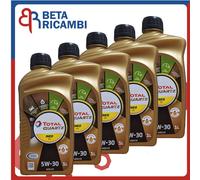 Olio Motore Total Quartz Ineo ECS 5W30 ACEA C2 Lubrificante 5 Litri