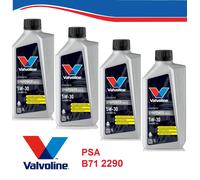 OLIO MOTORE VALVOLINE 5W30 ACEA C2 PSA B71 2290 100% SINTETIC NO TOTAL INEO ECS