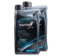 Olio Motore Wolf MOTO 4T 29136 SAE 15W-50 2 X 1 Litro Cectek/Herkules 2015