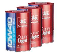 Olio Motore Wolver 10W40 Super Light ACEA A3 B4 Lubrificante 3 Litri