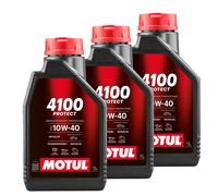 Olio Motul 10W40 4100 Protect API SL / CF 3 Litri Technosynthese