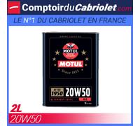 MOTUL CLASSIC SAE 50 2LT OLIO MINERALE PER MOTORI D'EPOCA DIESEL E BENZINA 4T