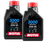 OLIO MOTUL 3000 4T MA2 20W50 MINERALE KIT DA 2 LITRI