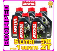 OLIO 2 TEMPI MOTO MOTORE MOTUL 510 MISCELA SCOOTER ROAD OFF ROAD 15 LITRI 15MO10