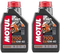 3x Olio Motore Motul 7100 10w40 Ma2 100% Sintetico Moto Scooter 4 Tempi