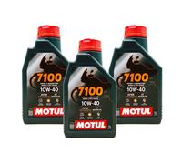 OLIO MOTUL 7100 10W40 SINTETICO 4T 3 LITRI TAGLIANDO MOTO SCOOTER CROSS 03MO60