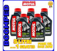 OLIO MOTUL FORK OIL EXPERT HEAVY SAE 20W SEMISINTETICO 5 LITRI FORCELLE 05MO05