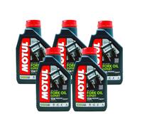 OLIO MOTUL FORK OIL EXPERT MEDIUM 15W 5 LITRI FORCELLA MOTO SCOOTER 05MO04