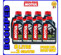 OLIO MOTUL FORK OIL EXPERT MEDIUM HEAVY SAE 15W SEMISINTETICO 8 LITRI 08MO04