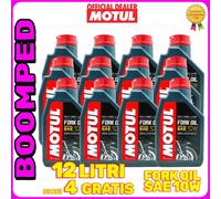 OLIO MOTUL FORK OIL FL MEDIUM 10W 100% SINTETICO FORCELLE 12 LITRI 105925 12MO27