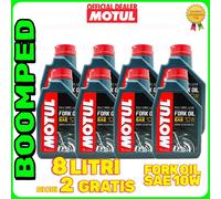 OLIO MOTUL FORK OIL FL MEDIUM 10W 100% SINTETICO FORCELLE 8 LITRI 105925 08MO27