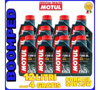 OLIO MOTUL FORK OIL FL MEDIUM 7,5W 100% SINTETICO FORCELLE 12 LT 112968 12MO26