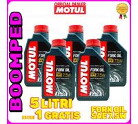 OLIO MOTUL FORK OIL FL MEDIUM 7,5W 100% SINTETICO FORCELLE 5 LITRI 112968 05MO26