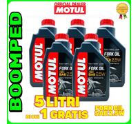 OLIO MOTUL FORK OIL FL VERY LIGHT 2,5W 100% SINTETICO 5 LITRI 105962 05MO24