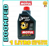 §Olio Trasmissione Cambio/Albero Motore Sintetico Motul Gear 300 75W90 1L§