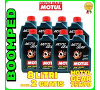 OLIO MOTUL Motyl Gear 75W90 GlL4-5 Cambio Trasmissione Differenziale 8 LT 08MO55