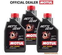OLIO MOTUL MOTYLGEAR 75W90 SINTETICO PER CAMBIO E TRASMISSIONE API GL4/GL5 3 LT