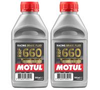 OLIO MOTUL RBF 660 FACTORY LINE DOT 4 RACING PER FRENI FRIZIONI 2 X 500 ML