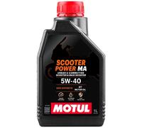 Motul 1 lt Olio Motore moto Scooter Power 4T 5W40 100% Sintetico maxi scooter