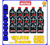 Olio MOTUL SPECIFIC 0101 10W50 Abarth auto motore ACEA C3 sintetico 15 L 15MO79