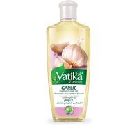 Olio naturale per capelli arricchito con aglio Dabur Vatika per la crescita d...