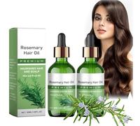 Olio naturale per capelli rosmarino, trattamento per la crescita dei capelli, riduce la perdita di capelli per una crescita sana dei capelli, olio essenziale naturale con esperienza aromatica (50 ml,