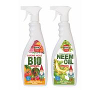 Olio Neem da 650 ml + 1 Sapone molle da 650 ml x afidi, cocciniglie e fumaggine
