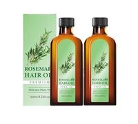 Olio nutriente per capelli - Crescita rivitalizzante, formula nutriente anti-crespo Cura del cuoio capelluto, riparazione ispessimento e forza, idratazione profonda favorisce la brillantezza (2PCS)