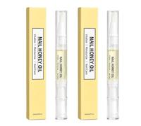 Olio nutriente per cuticole al miele - Ammorbidisce le cuticole secche,2pcs | Rimuove le cellule morte attorno all'unghia; un olio nutriente quotidiano per la cura di unghie e cuticole.