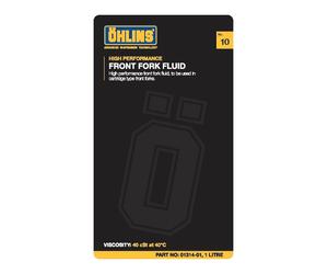 OLIO OHLINS FRONT FORK FLUID N°10 HIGH PERFORMANCE SOSPENSIONI COD.01314-01