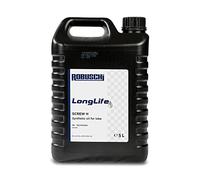 Olio Originale Robuschi LongLife Screw H Olio sintetico per soffiatori a vite in latta, 5 l