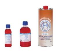 Olio Paglierino Rosso per Mobili 0,5 l Rosso in Flacone 12 Pezzi