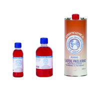 Olio Paglierino Rosso Per Mobili - lt.0,5 colore rosso - in flacone - 12 pz
