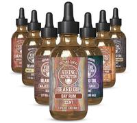Olio per barba Viking Revolution Bay Rum per uomo - Ammorbidente e balsamo naturale con oli di argan e jojoba per rinforzare e idratare