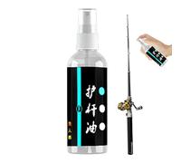 Olio per canna da pesca, Olio per mulinello da pesca | Olio lubrificante multiuso per aste di mulinelli - Lubrificante, protettivo, smacchiatore e antiruggine e inibitore per canna da pesca, 100 ml