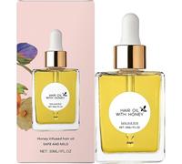 Olio per capelli al miele, formula non grassa, 30 ml, olio per capelli termoprotettivo, esalta la lucentezza, per uomo, donna, adulti, casa, salone, viaggio