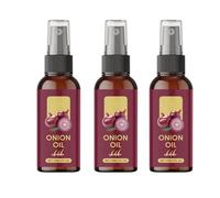 Olio per capelli alla cipolla rossa, spray siero alla cipolla per capelli più sani, olio idratante e non grasso per uomo e donna
