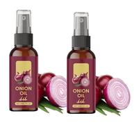 Olio per capelli alla cipolla rossa, spray siero alla cipolla per capelli più sani, olio idratante e non grasso per uomo e donna