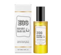 Olio per capelli all'albume d'uovo, olio nutriente per capelli all'uovo. Ripara in profondità le doppie punte, leviga l'effetto crespo e nutre i capelli danneggiati.