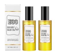 Olio per capelli all'albume d'uovo, un'essenza riparatrice intensiva, rinfrescante e non grassa, idratante e levigante, che migliora la secchezza, nutre e rinforza.