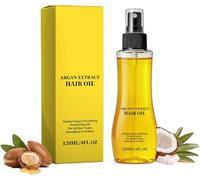 Olio per capelli all'estratto di argan, spray nutriente intensivo, anti-crespo senza risciacquo, idratante e levigante, per tutti i tipi di capelli