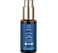 Olio per Capelli Ayurvedico Neem Harmony Lenitivo da 50ml per Capelli con Forfora, Khadi