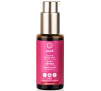 Olio per Capelli Ayurvedico Rose Repair Rigenerante da 50ml per Capelli Secchi e Danneggiati, Khadi