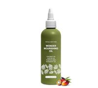 Olio per capelli da 120 ml (4 oz) per la crescita dei capelli - Maschera per cuoio capelluto spremuta a freddo e siero Wonder Growth Oil, 100% puro, capelli naturali spessi e forti (1Pc)