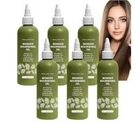 Olio per capelli per la crescita dei capelli - Wonder Growth Oil Siero & Olio per la crescita dei capelli, leggero e non grasso olio per capelli per capelli più spessi e più sani per uomini e donne (6