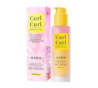 Olio Per Capelli Ricci | 100 ml Balsamo Protezione Termica | Olio Per Capelli Leggero,Per Donne E Uomini, Figlie E Madri Con Definizione Di Riccioli
