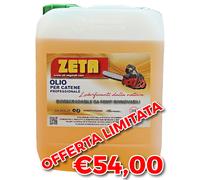 OLIO PER CATENE MOTOSEGA VEGETALE LUBRIFICANTE 20L ANTIGRIPPANTE - DETERGENTE
