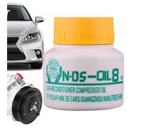 Olio per compressori | Lubrificante Refrigerante a Prova di Perdite - Olio Lubrificante per AC Auto e Utensili Pneumatici - per Automotive, Camion, Veicolo, SUV, Berlina, Congelatore, HVAC, Frigorifer