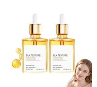 Olio per corpo di seta da 30 ml, siero sbiancante anti-invecchiamento con vitamina C, olio idratante per viso e corpo, cura della pelle umida, ammorbidisce macchie scure, rughe e melasma (2 pezzi)